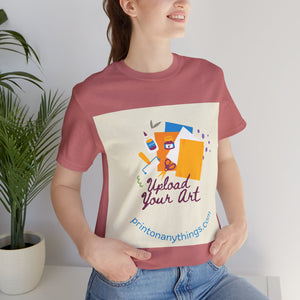 Custom Art Upload Unisex T-Shirt - Creative Spirit Wear