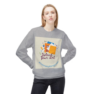 Custom Art Upload Crewneck Sweatshirt - Personalized Fleece Sweater