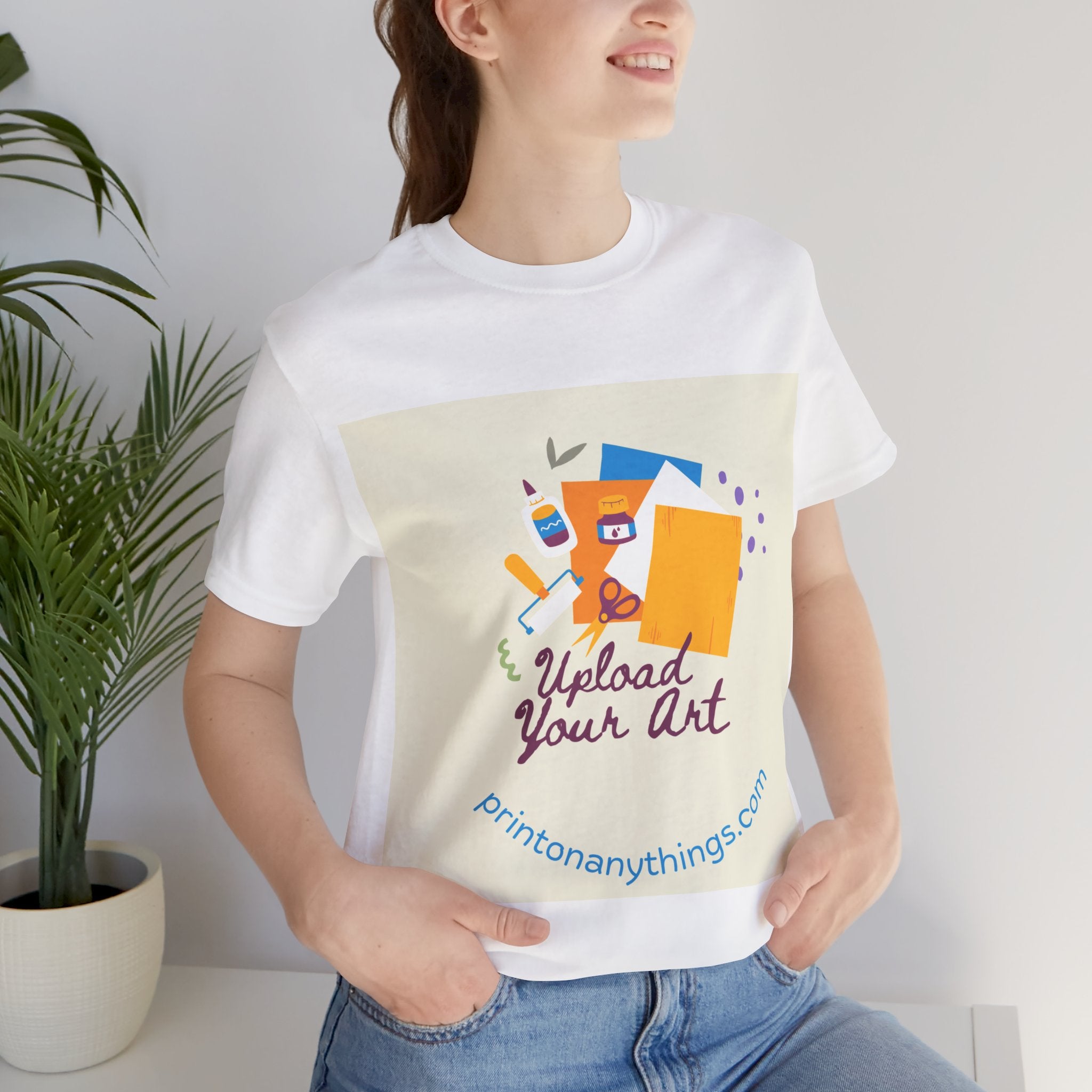 Custom Art Upload Unisex T-Shirt - Creative Spirit Wear