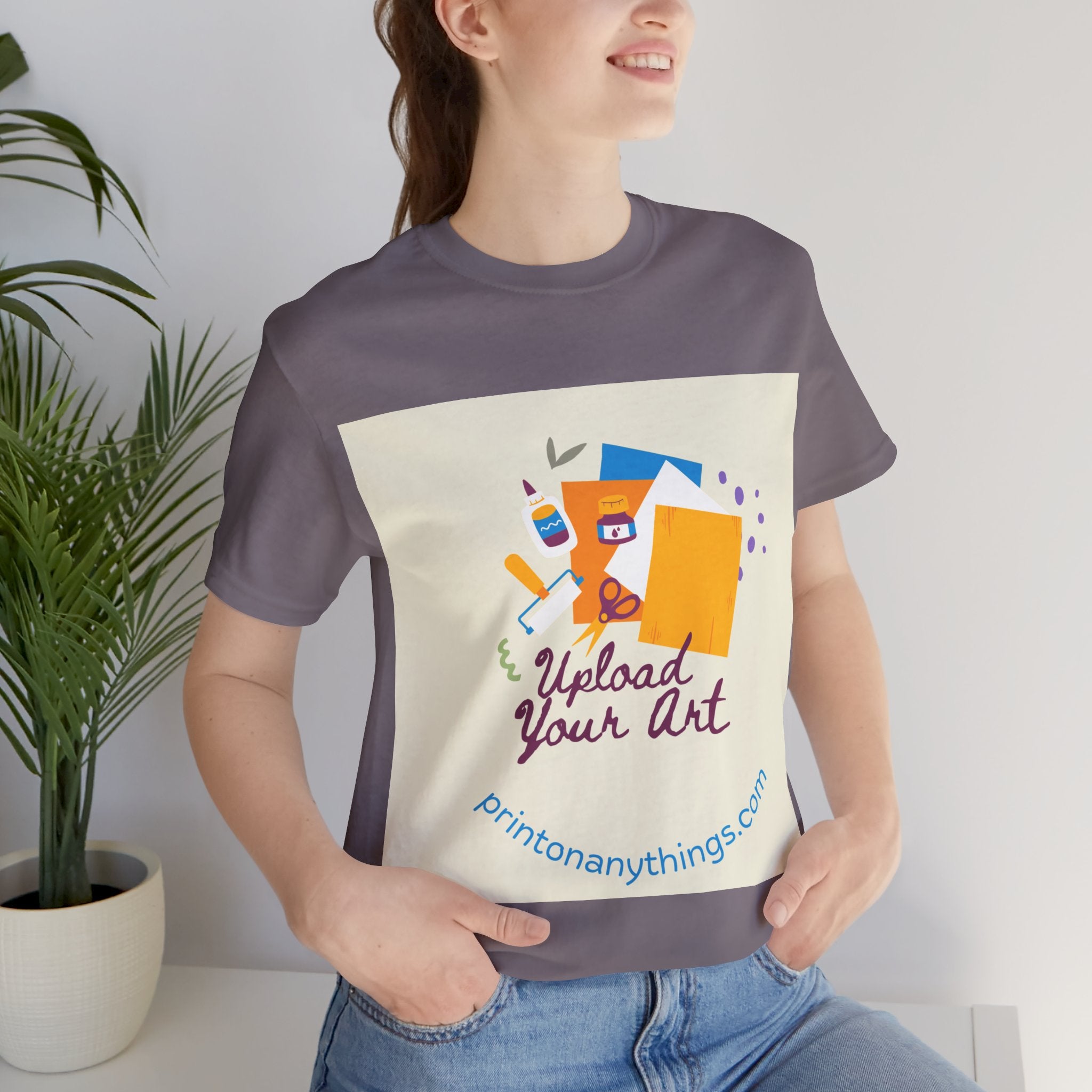 Custom Art Upload Unisex T-Shirt - Creative Spirit Wear