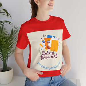 Custom Art Upload Unisex T-Shirt - Creative Spirit Wear