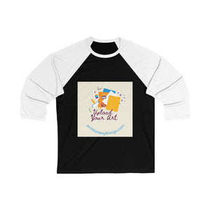 Creative Unisex 3/4 Sleeve Baseball Tee - Upload Your Art Design