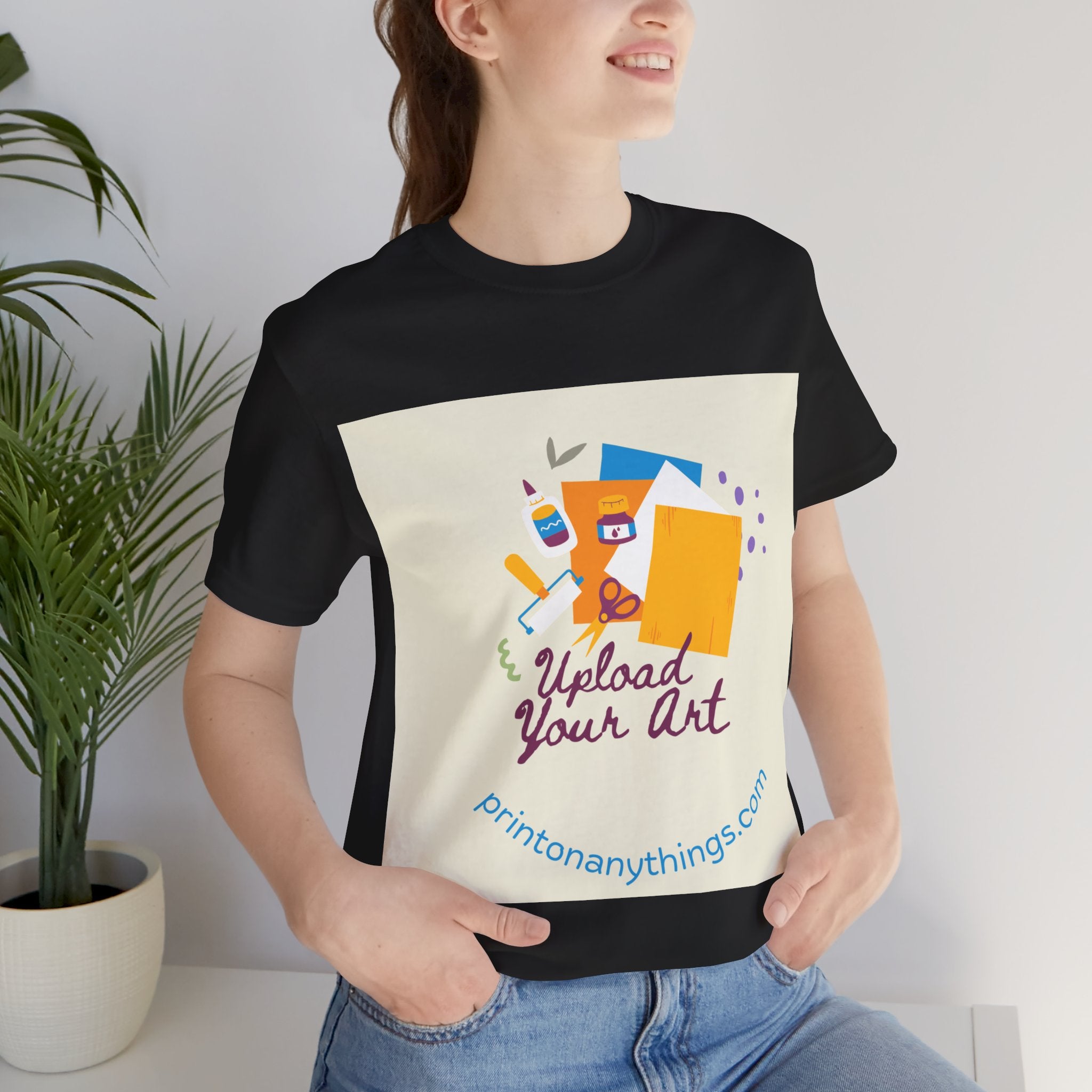 Custom Art Upload Unisex T-Shirt - Creative Spirit Wear