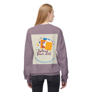 Custom Art Upload Crewneck Sweatshirt - Personalized Fleece Sweater