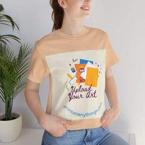 Custom Art Upload Unisex T-Shirt - Creative Spirit Wear