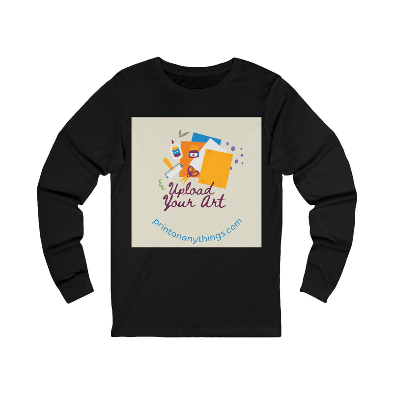 Custom Art Upload Long Sleeve Tee - Creative Expression Shirt