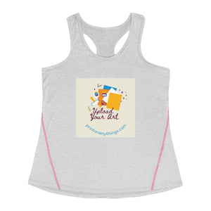 Customizable Racerback Sports Top - Upload Your Art