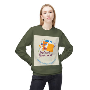 Custom Art Upload Crewneck Sweatshirt - Personalized Fleece Sweater