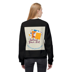 Custom Art Upload Crewneck Sweatshirt - Personalized Fleece Sweater