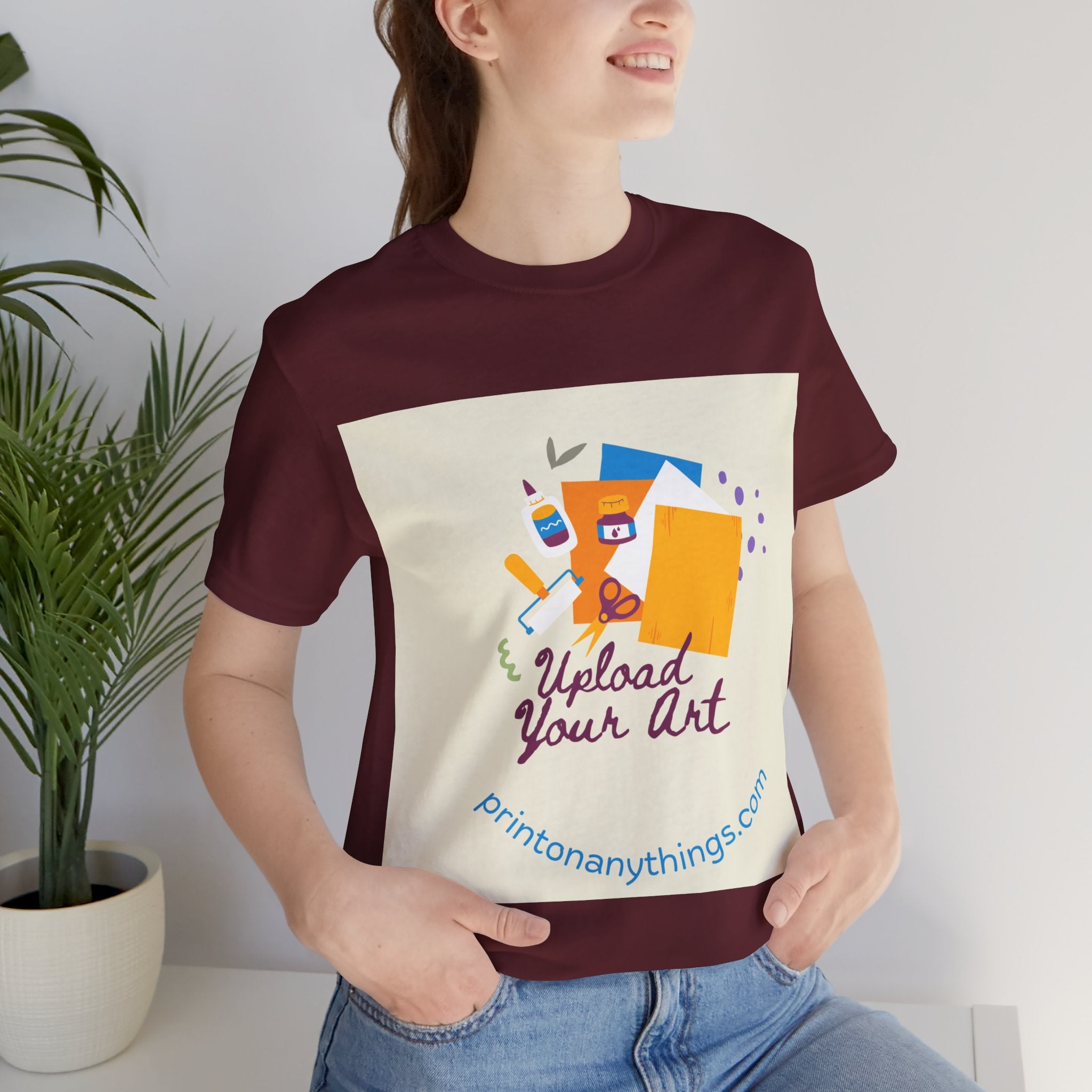 Custom Art Upload Unisex T-Shirt - Creative Spirit Wear