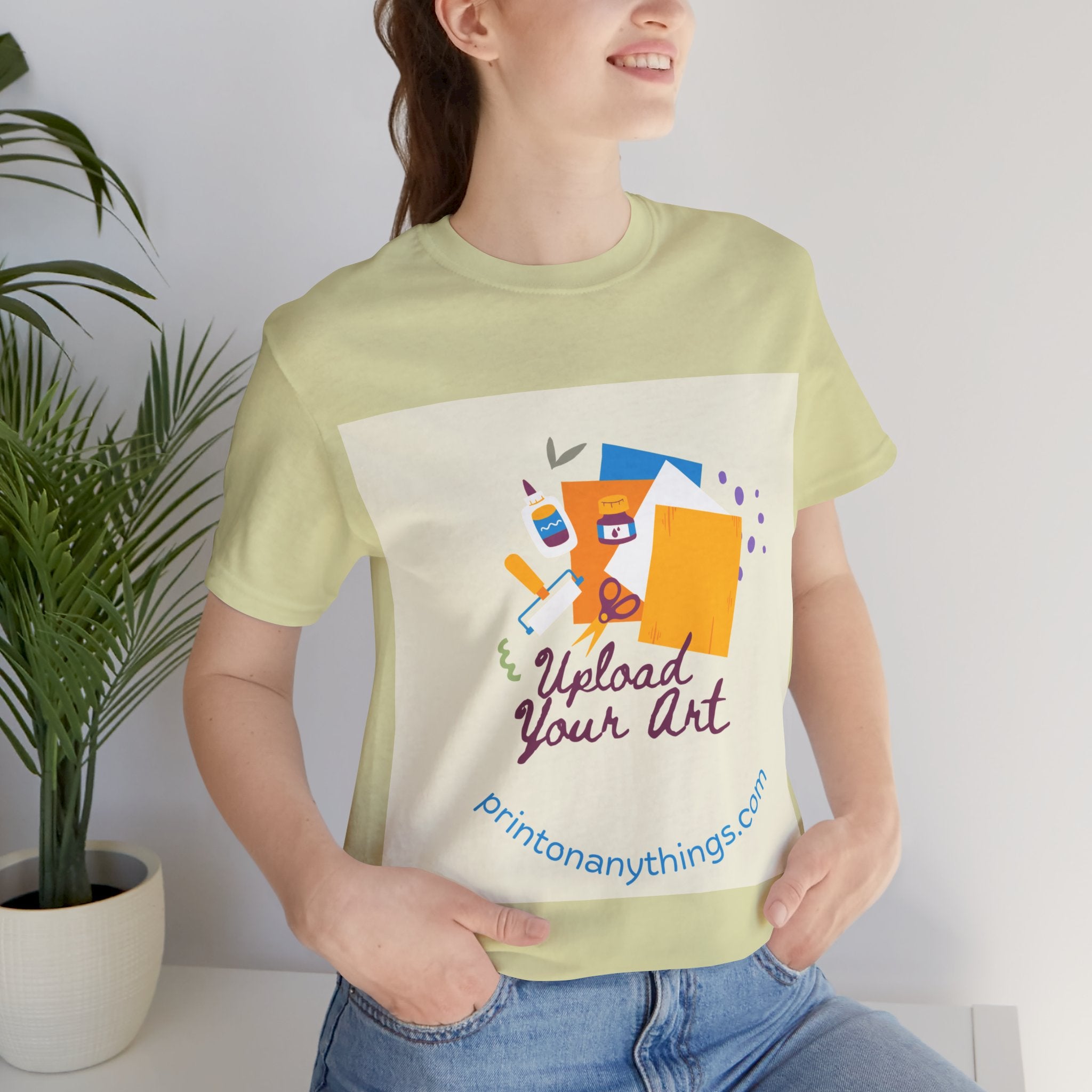 Custom Art Upload Unisex T-Shirt - Creative Spirit Wear