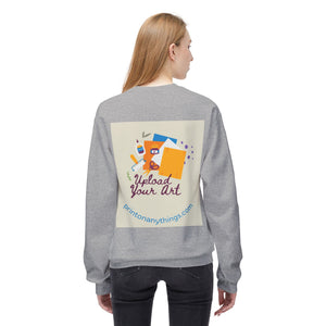 Custom Art Upload Crewneck Sweatshirt - Personalized Fleece Sweater